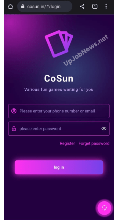 Cosun Games App 